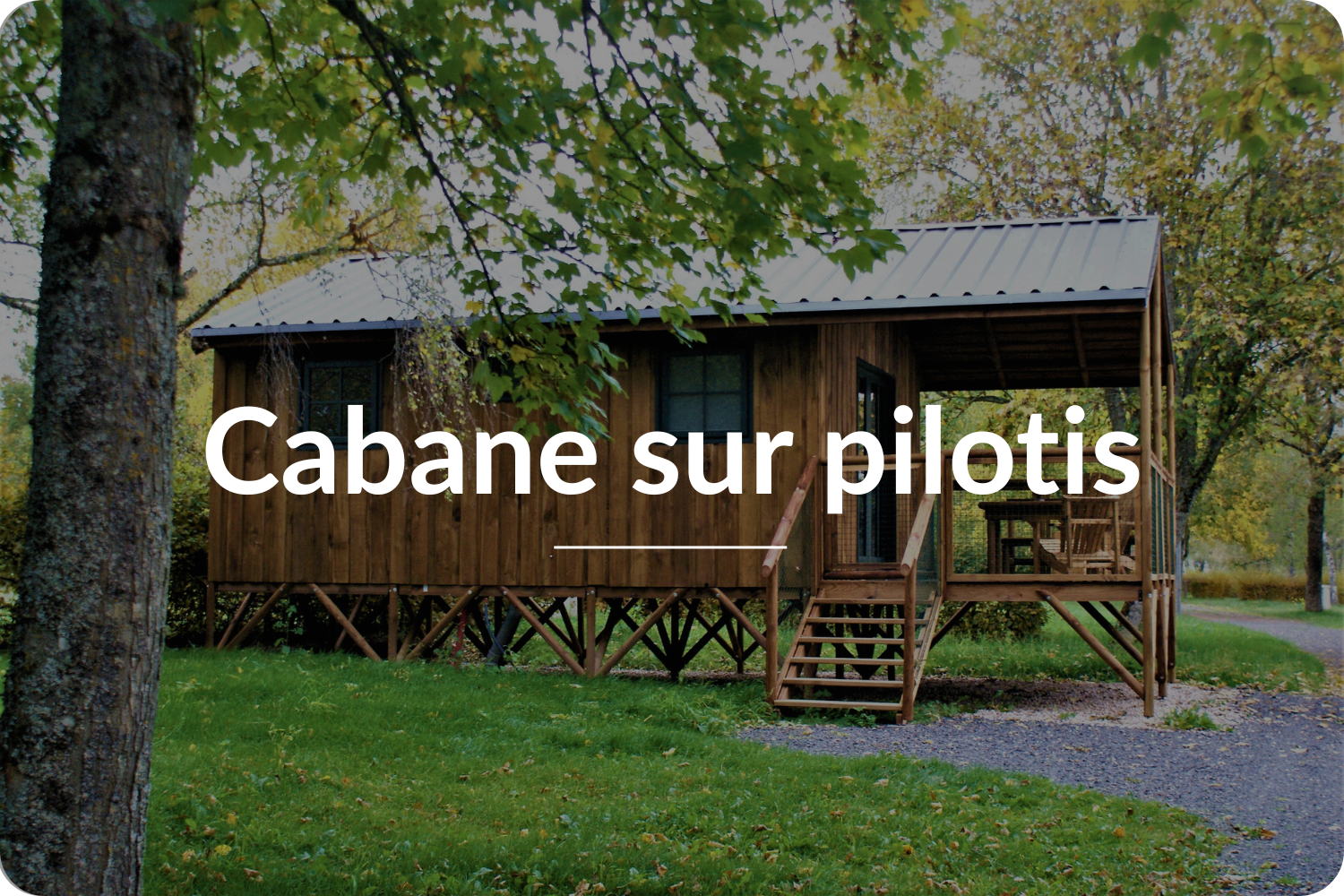 Cabane sur pilotis- nuit insolite en lorraine - Etat Nature